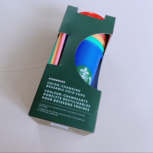 Starbucks Other - Starbucks limited edition color changing cups